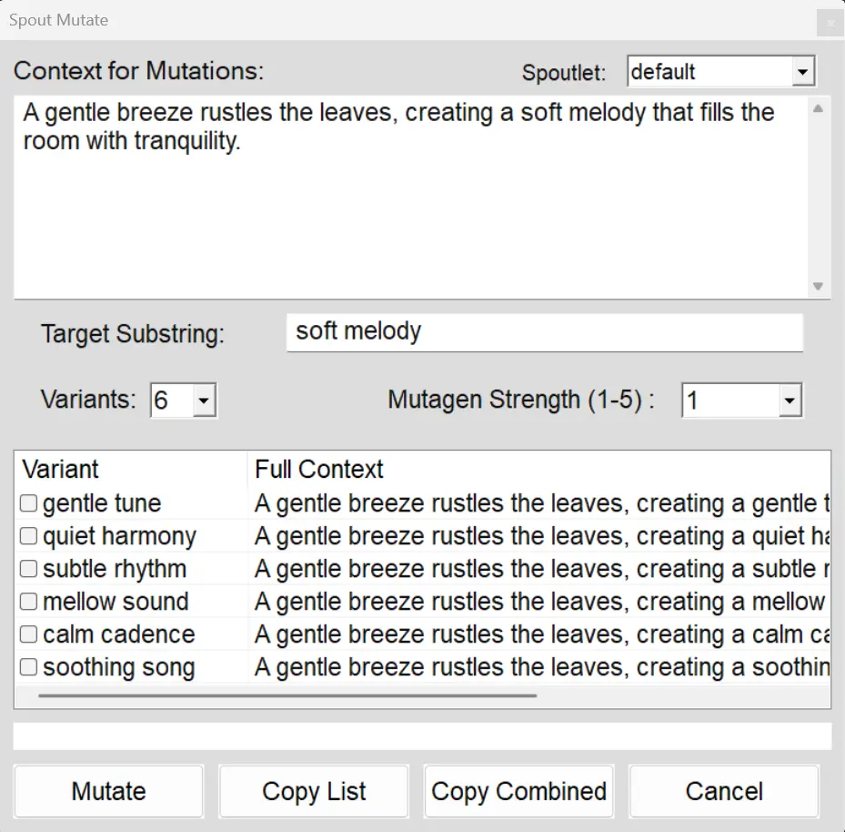 SPOUT GUI Core Module